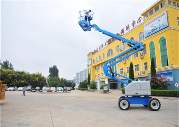 220V 380V Voltag Self Propelled Boom Life Z-45E Model Boom Rotation 360