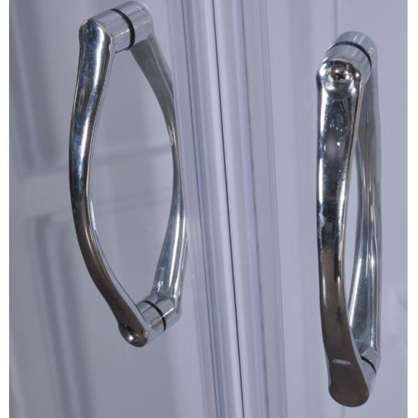 Прозрачные стеклянные угловойые кабины ливня, угловойое приложение ливня входа