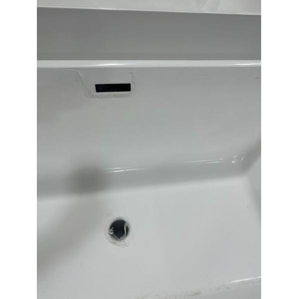 Straight Vertical PMMA Acrylic Freestanding Bathtub with in 1700X750/1700X800X580mm