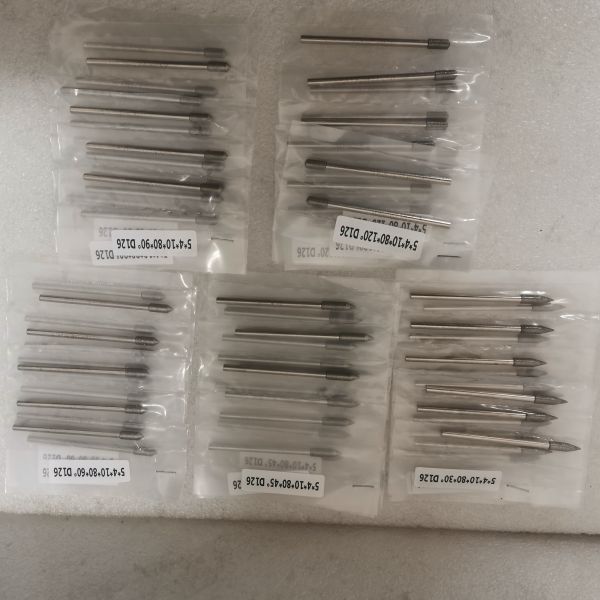 Custom-Made 5*4*10*80mm  30°-120° D126 Electroplated Grinding Bits For Cemented Carbide