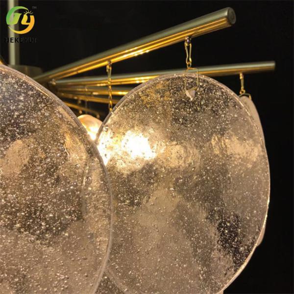 Цвет меди стекла и меди подвесного светильника смертной казни через повешение КЭ Э14 современный материальный