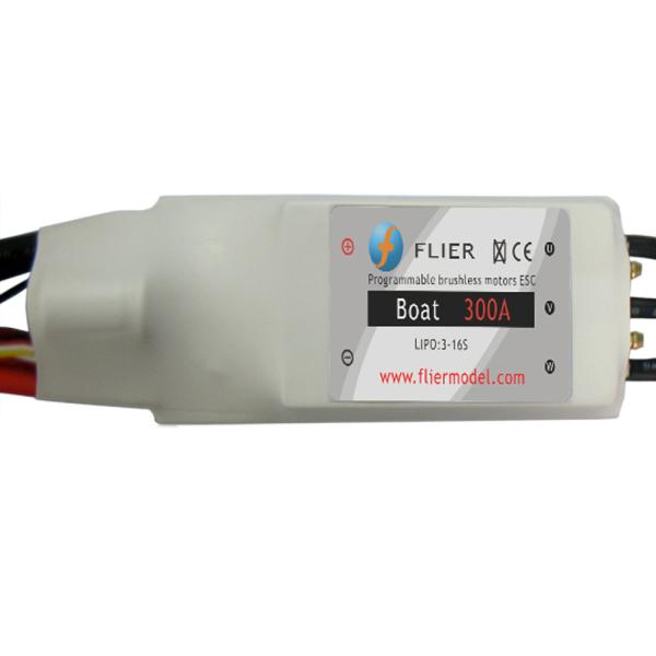 Esc marinho sem escova, controlador Opto da alta tensão da velocidade de 3-16S 300A para o barco da isca de pesca de Rc