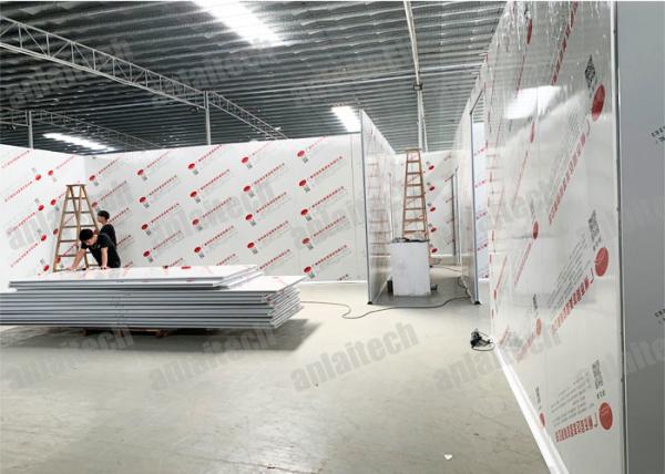 Laminar Air Flow Hard Sided Wall HEPA Cleanroom , Prefabricated ISO Class 7 Cleanroom