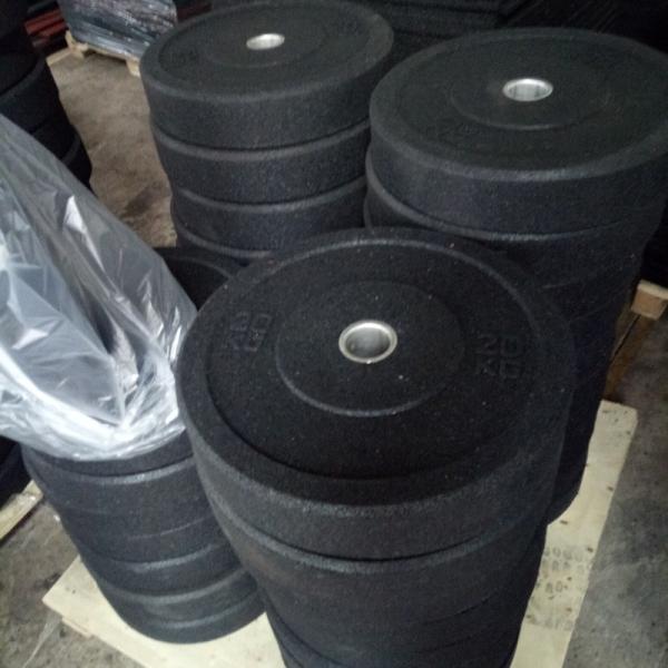 60-70 ShoreA Hardness Rubber Weight Plates with Cushioned Design for Intense Running Workouts