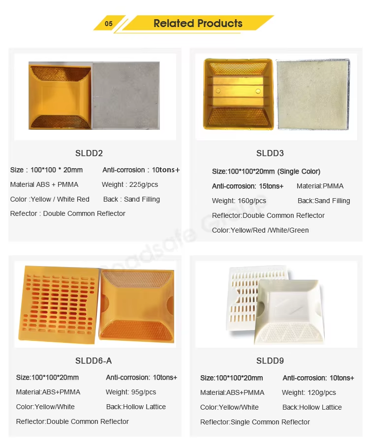 Road Stud for Traffic Safety with Specialized in Road Traffic Safety Facilities and Reflective Material Products