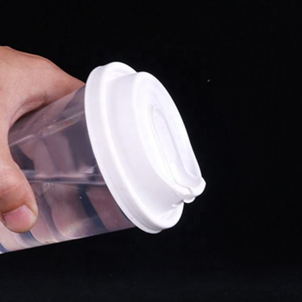  Food Grade PP Injection 90mm Caliber colorful PP Injection Milk Tea Cup Lid