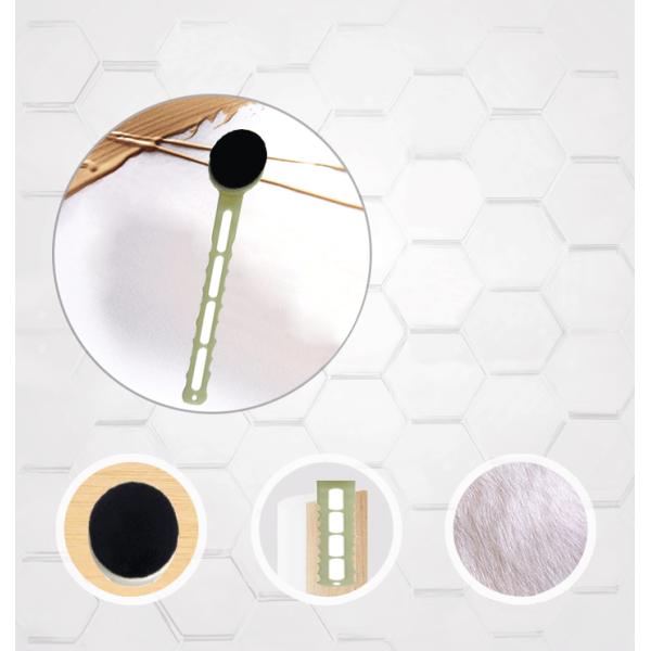 Long Plastic Handle Eco Face Cleaning Brush For Facial Cleaning Makeup