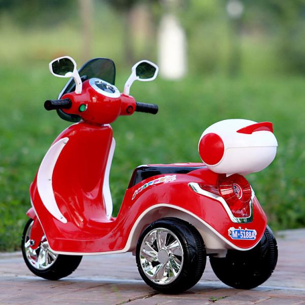 G.W. N.W 6.5 KGS/5.5 KGS Baby Color Cartoon Tricycle with Gorgeous Lights and Battery
