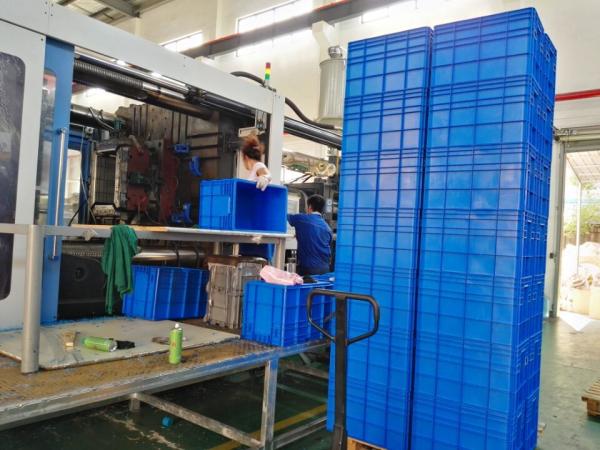Euro Stacking Box Euro Standard Solid Plastic Container Crate Heavy Loading Stackable Collapsible Auto Industrial Parts Storage Solution