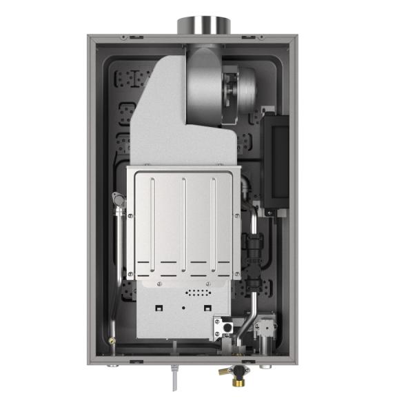 Twin Wall Chimney Gas Water Heater Inside House Safe For Airtight Rooms & High Rise Homes
