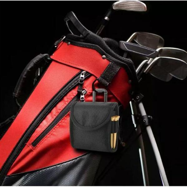 Сумка хранения аксессуаров гольфа держателя сумки талии гольфа шарика мешка гольфа нейлона на открытом воздухе