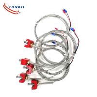 Tipo superficial magnético K del sensor de termopar con el cable forrado de acero inoxidable