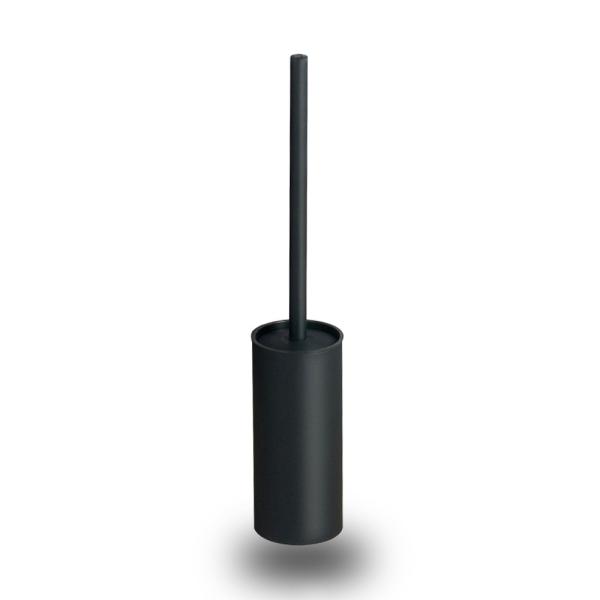 High Grade Black Wall Mounted Toilet Brush  With Holder Custom Logo