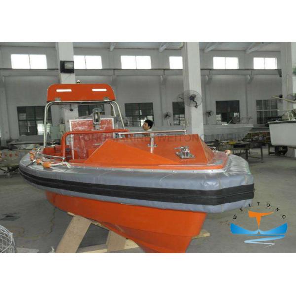 Fast Lifeboat Rescue Boat DNV Certificated Corrosion Resistance 6.0-7.3m Length