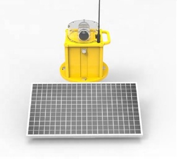 IP65 Waterproof Solar Runway Edge Light with 100000 Hours Lifespan and Wireless Remote Control for Airport and Heliport Lighting