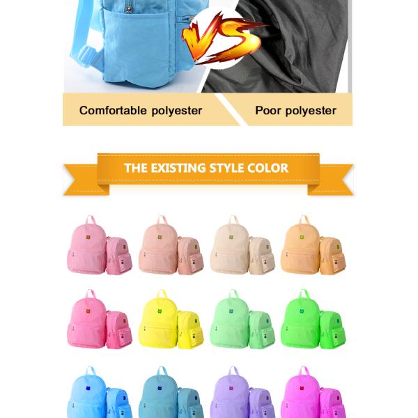 Teen Personalised Kids Backpack Exquisite Custom Logo Digital Printing Popular