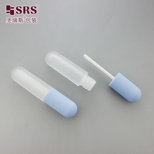 SLR022-5ML Round Bottom Tube With Dome Cap Lip Gloss Bottle Packaging Wholesale Applicator