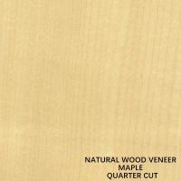 Le quart naturel américain de placage en bois d'érable a coupé la bonne qualité de l'épaisseur 0.5mm pour les meubles et l'instrument de musique