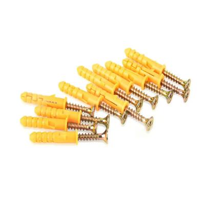 Industrial Grade Fixed Wall Expansion Anchor Plastic / Nylon Expansion Anchor Kit With Corrosion Resistant Screw Nail