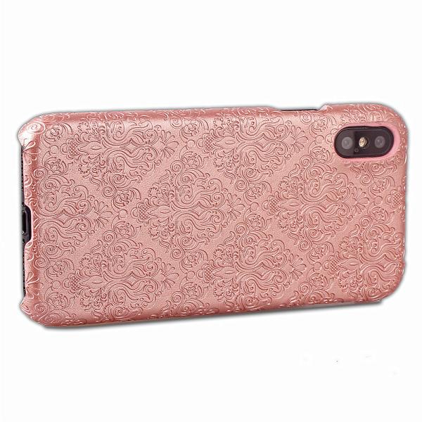 Flower Embossing pattern PU Leather Card Slots Phone Skin Hard Back Cover case For Iphone x s 7 7 plus 6 6 plus