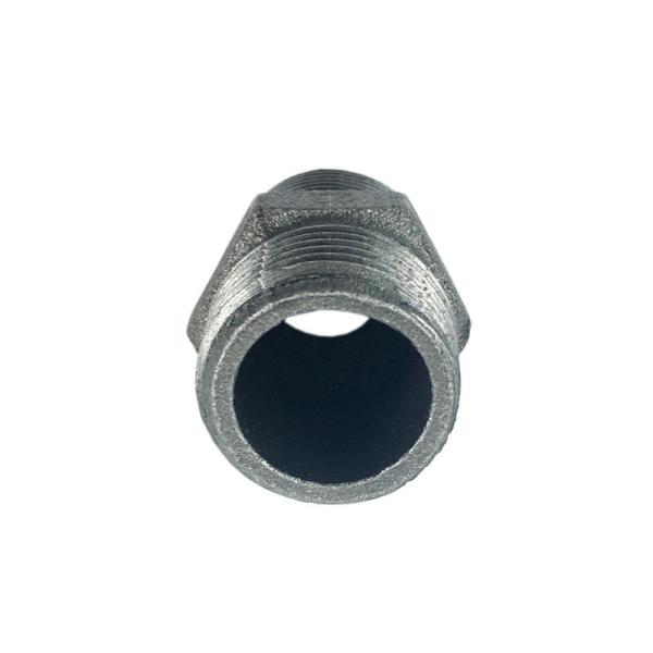 1/8 Malleable Iron Pipe Fittings Hex Pipe Nipple For Home Decoration
