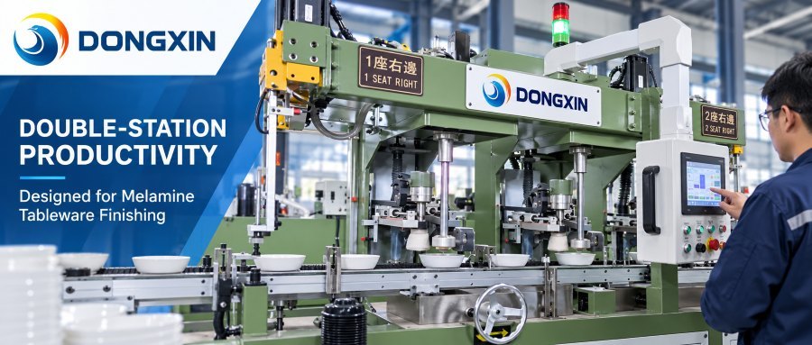 Full Auto Melamine Dinnerware Edge Grinding Machine