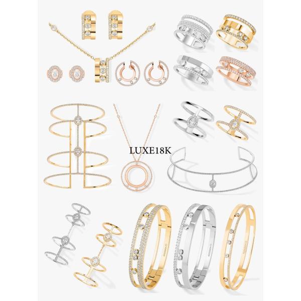 18k Solid Gold Fine Jewelry Replica Jewelry H Color SI1 Clarity