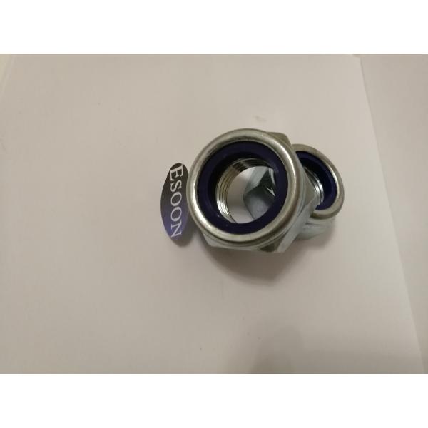 M12-1.25/M12-1.5/M12-1.75 DIN 985 Class 8 Zinc Finish Steel Nylon Insert Lock Nut