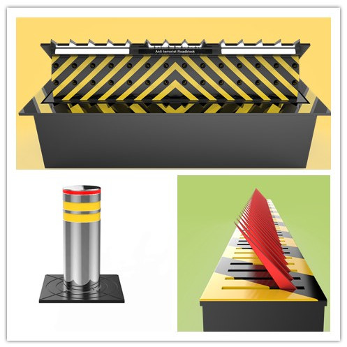 Heavy Duty Electric Security Hydraulic Road Blocker For Police Station