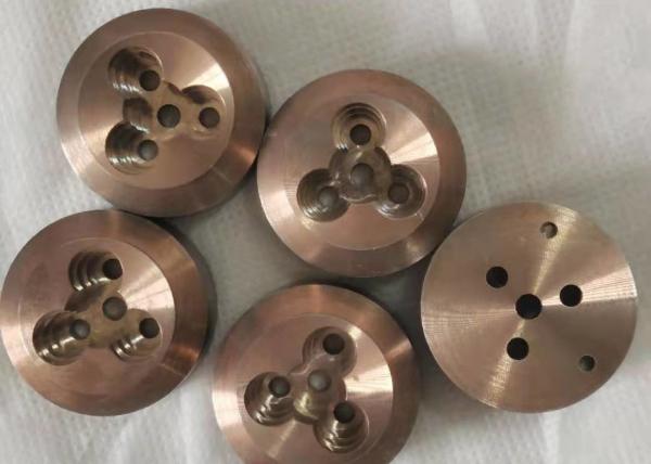 10W3 W75Cu25 Tungsten Copper Alloy Machined Parts With Density 14.8g/Cm3