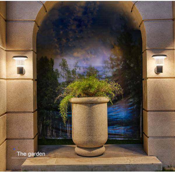 стена IP65 10w 15w 20w солнечная приведенная в действие установила свет приведенный на открытом воздухе парка лампы стены солнечный