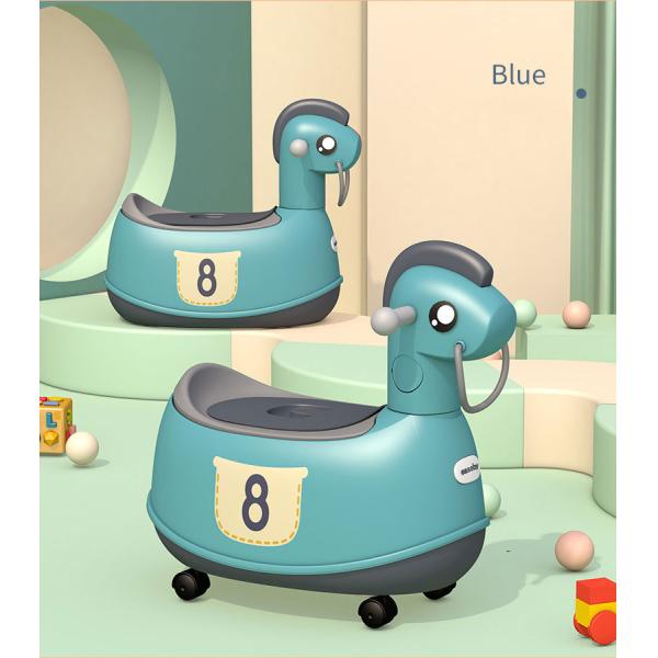 Mobile Splash-Proof Urinal Training Seat for Boys and Girls Animal Pattern Type Baby Basin