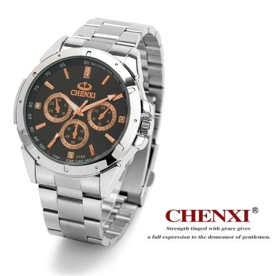 CHENXI Branding Watches Rose Gold 019A Stainless Steel Watch Quartz Movement Watches Man Business Watch