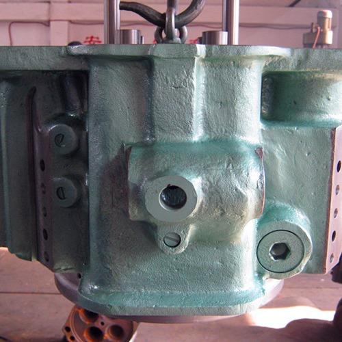 MAK 6M25 Marine Cylinder Heads , Main Engine Cylinder Head With Valve Seat / Guide