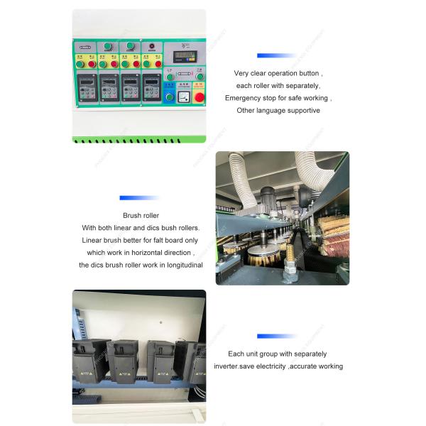 Automatic PP1000-6S CNC Wood Edging and Acrylic Polishing Machine for Industrial Floor