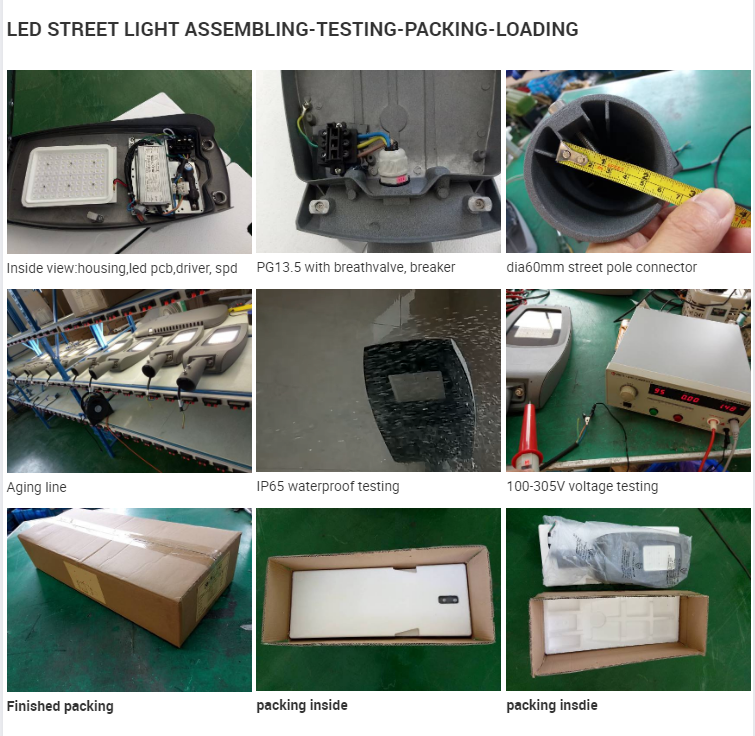 Custom Die Casting Aluminium Led Street Light Empty Housing With 4mm Tempered Glass Gasket
