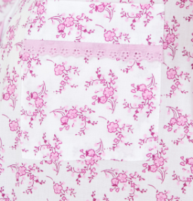 Cute Womens Pyjama Sets Short Sleeve Top And Long Pants With Elastic Waistband