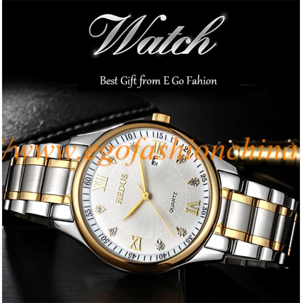 Rose Gold Black White Woman Watch Luxury Watch for Man Stainless Steel Watch Quartz Watch