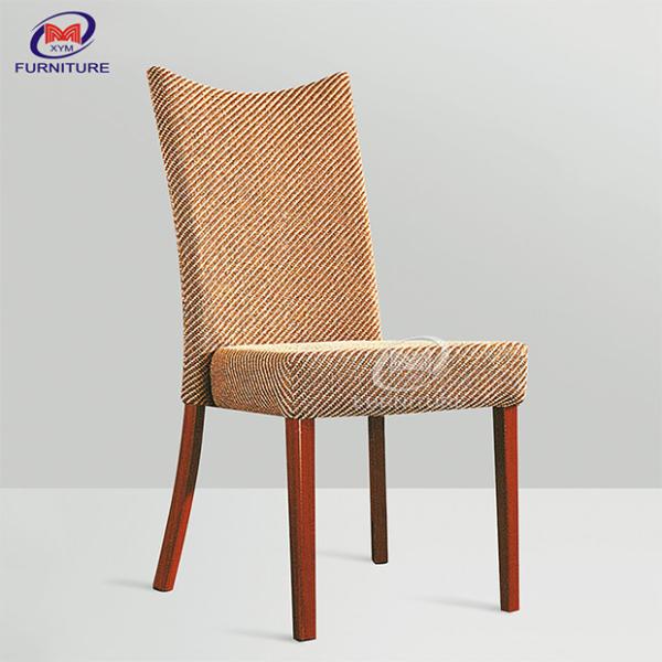 Stackable Restaurant Hotel Banquet Dining Chair Modern Metal Frame