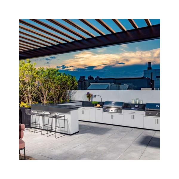 Pull Out Basket Outdoor Kitchen Cabinets Stainless Steel Material