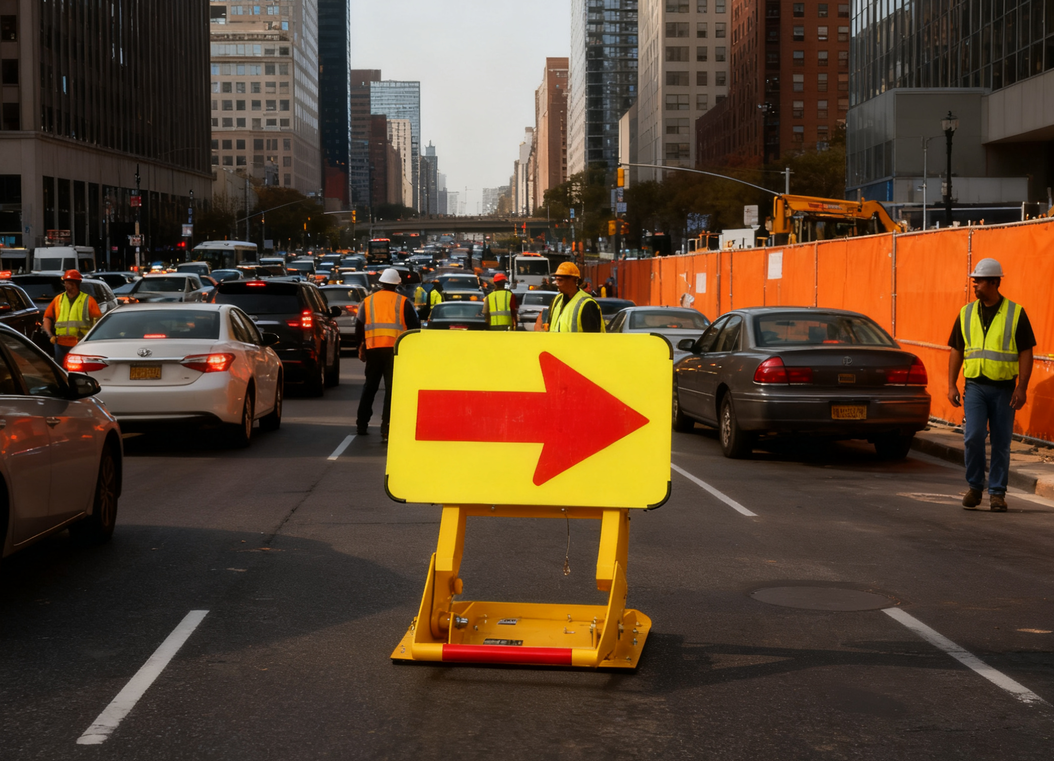 Aluminum JY 13.4kg Mobile Vehicle Barrier