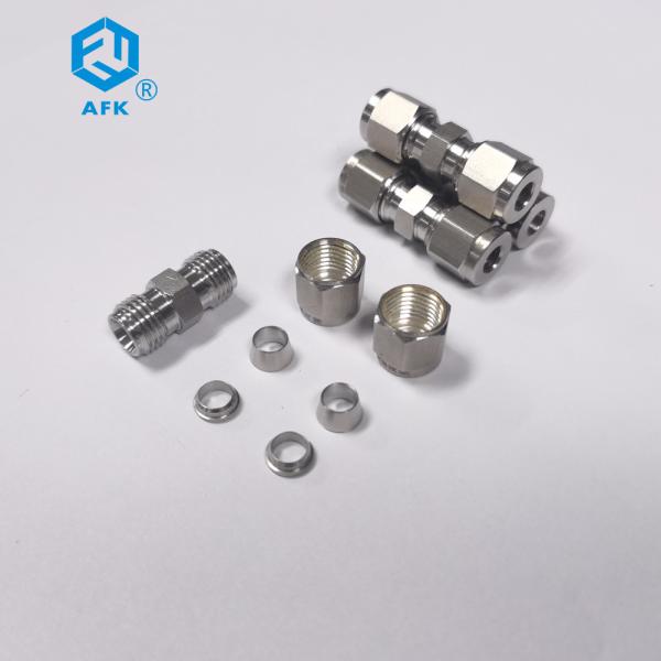 Conexões de compressão de aço inoxidável 1/2 12 mm 316 Conector forjado para tubulação