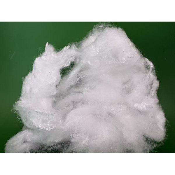 Solid Recycled Polyester Staple Fiber 2D×51mm White Color