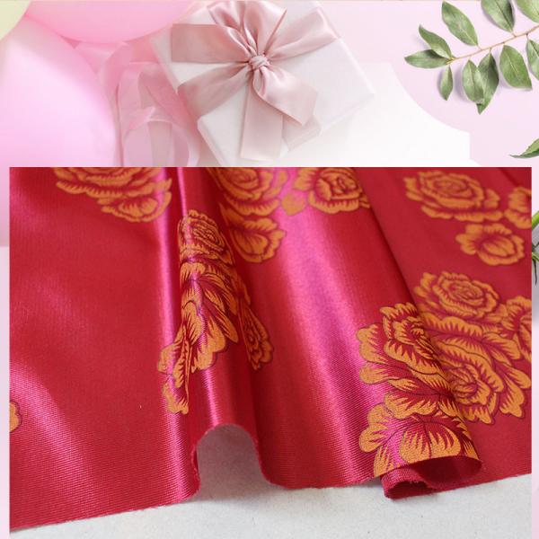 Warp Knitted Polyester 110GSM Mattress Quilting Fabric Printed Tie Dyed