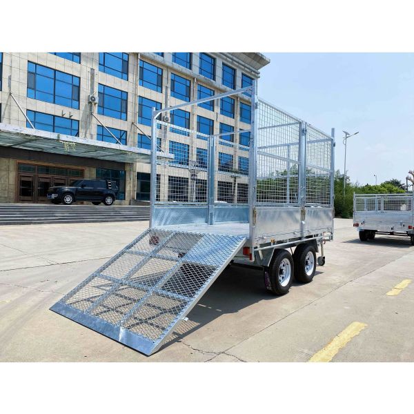 10x7 Dual Axle Box Trailer Hot Dip Galvanised Tilt Box Trailer 3500kg ATM