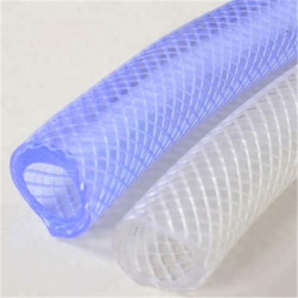 Factory Produce PVC Fiber Reinforced Hose Pipe / Braided Transparent Flexible PVC Garden Hose