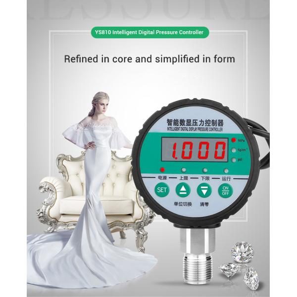 80mm Electronic Display Screen Threaded Pressure Measuring Instrument for OEM Support