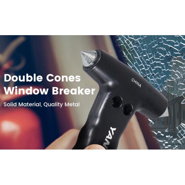 ABS Steel Vehicle Safety Emergency Car Glass Hammer And Seat Belt Cutter Escape Tool