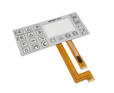 Distribuição uniforme da luz Interruptor de membrana EL eletro luminescente para visibilidade clara
