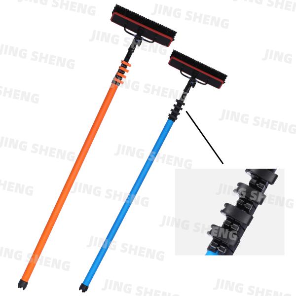 37ft 100% Anti-Spin Carbon Fiber Telescopic Window Cleaning Pole Retractable Length For high-rise window cleaning, solar panels